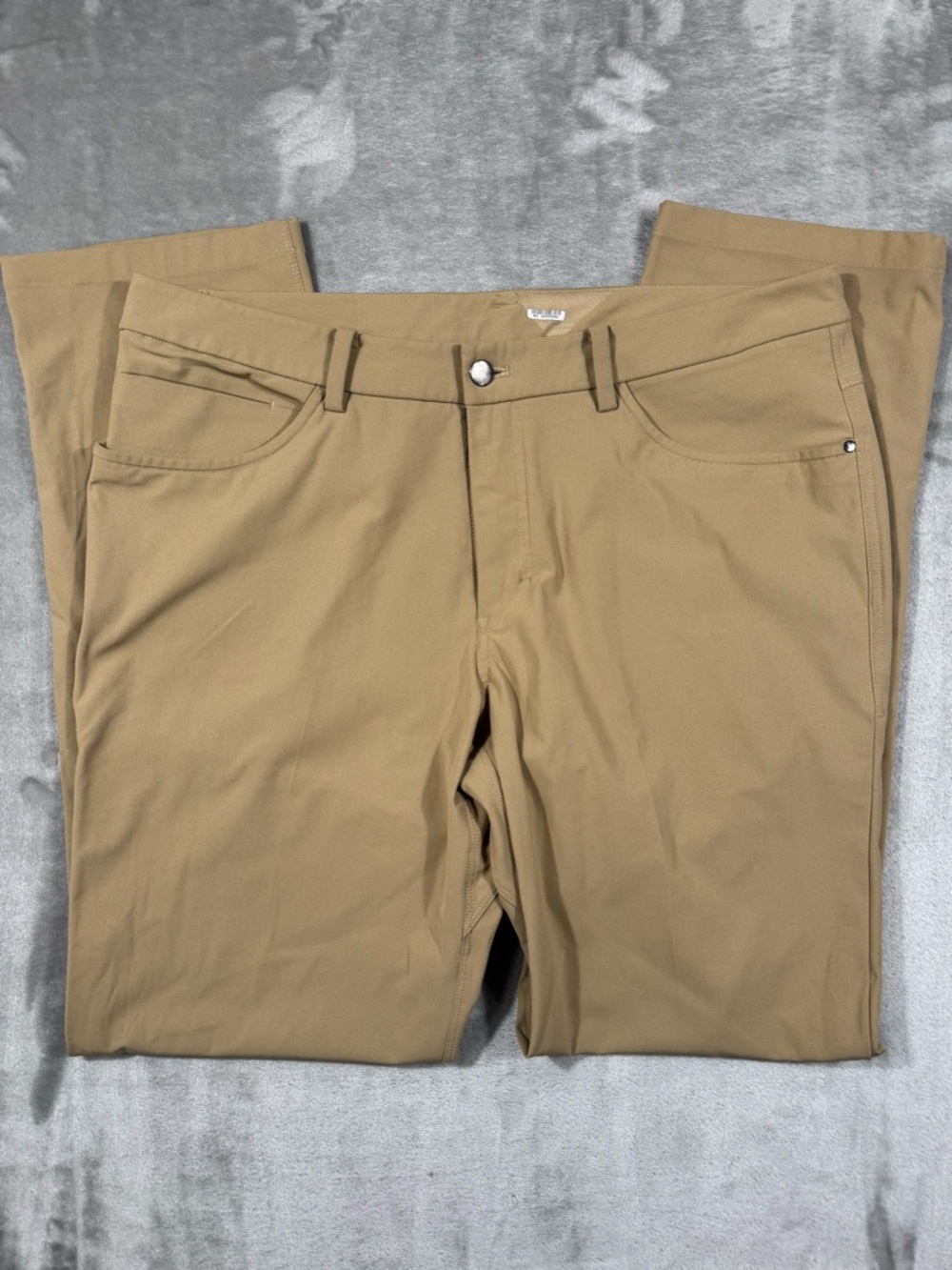 Lululemon ABC Pant Mens 36x32 Tan Classic Fit 5 Pocket Chino